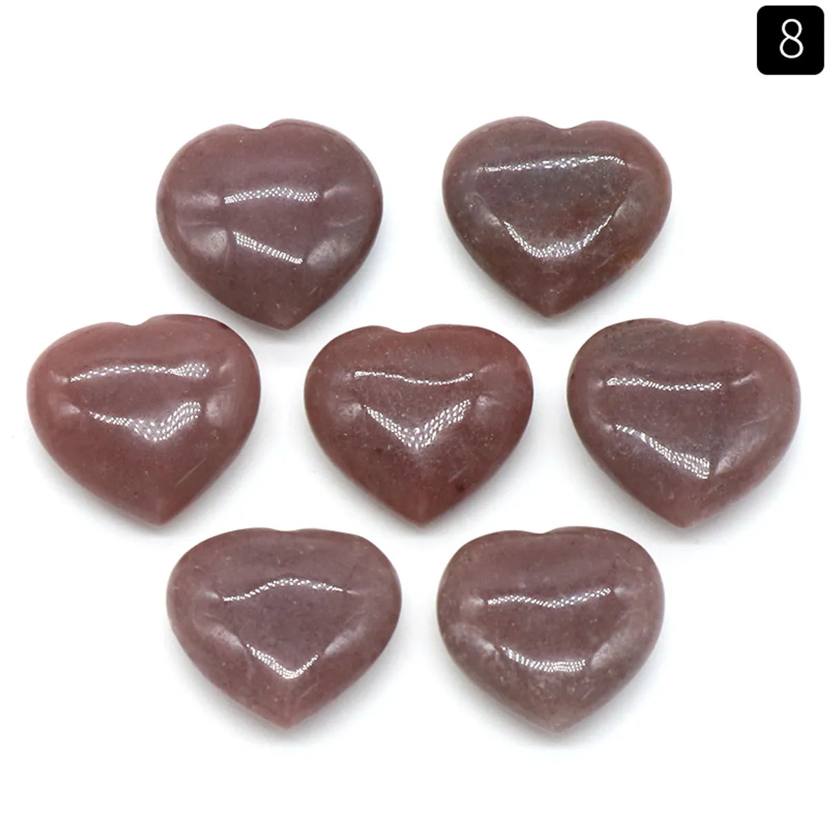 1 Piece Natural Stone Heart Shape