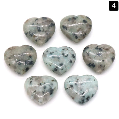 1 Piece Natural Stone Heart Shape