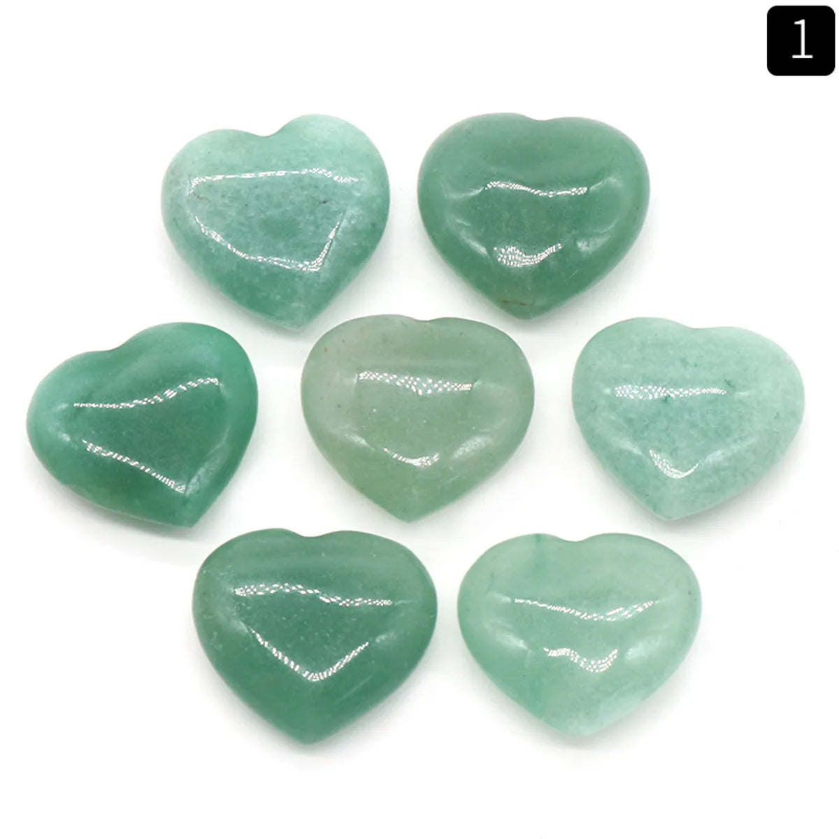 1 Piece Natural Stone Heart Shape