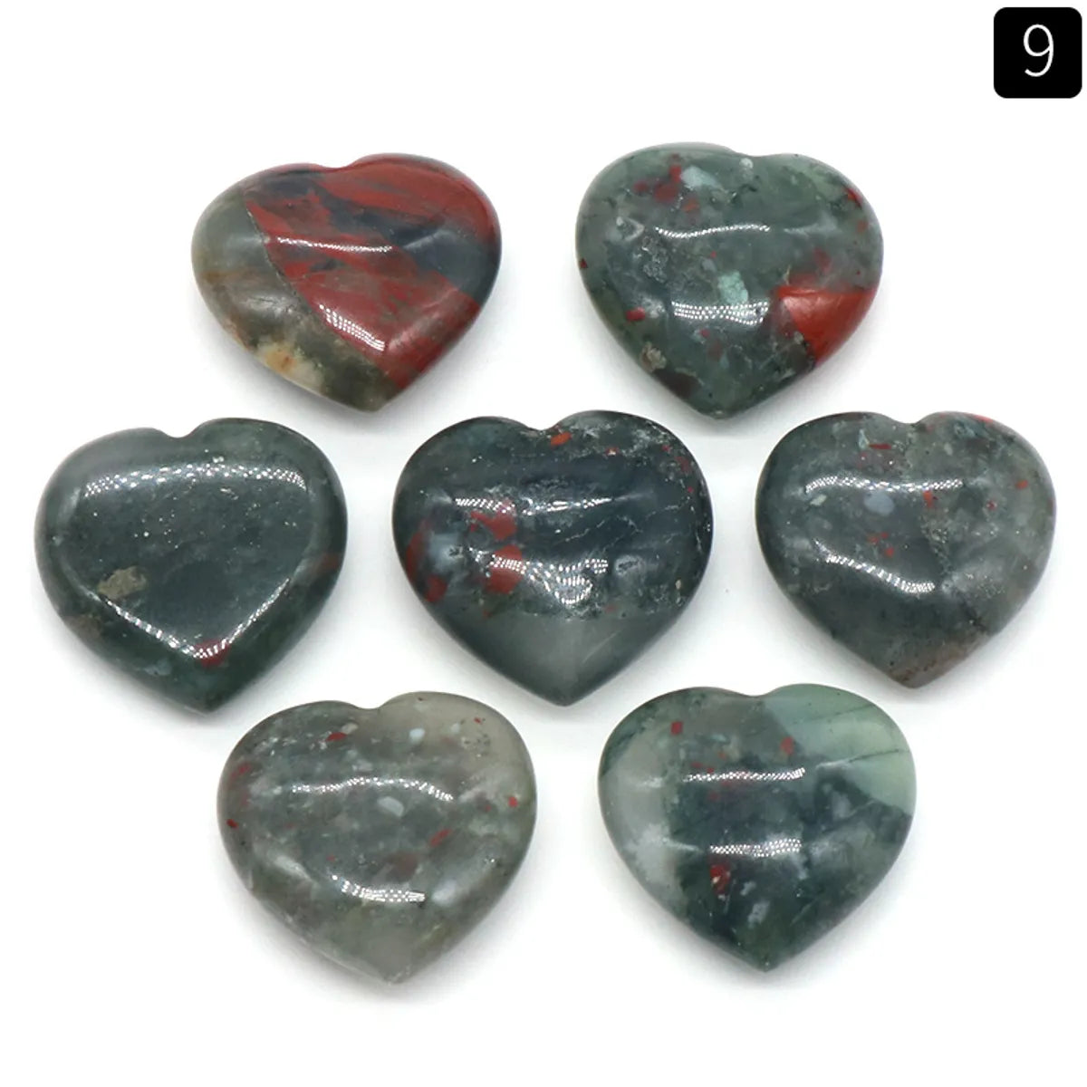 1 Piece Natural Stone Heart Shape