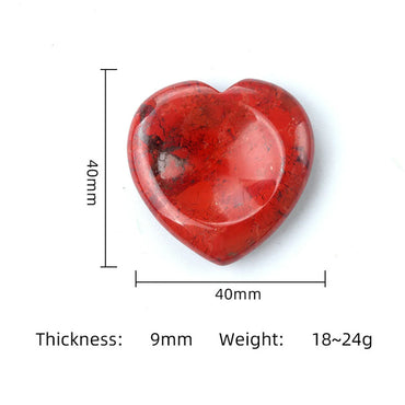 1 Piece Natural Stone Heart Shape