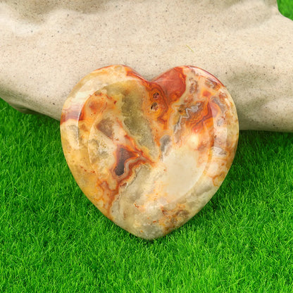 1 Piece Natural Stone Heart Shape