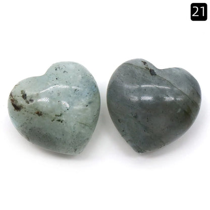 1 Piece Natural Stone Heart Shape