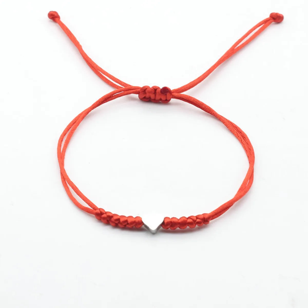 Simple Style Heart Shape Rope Copper Unisex Bracelets