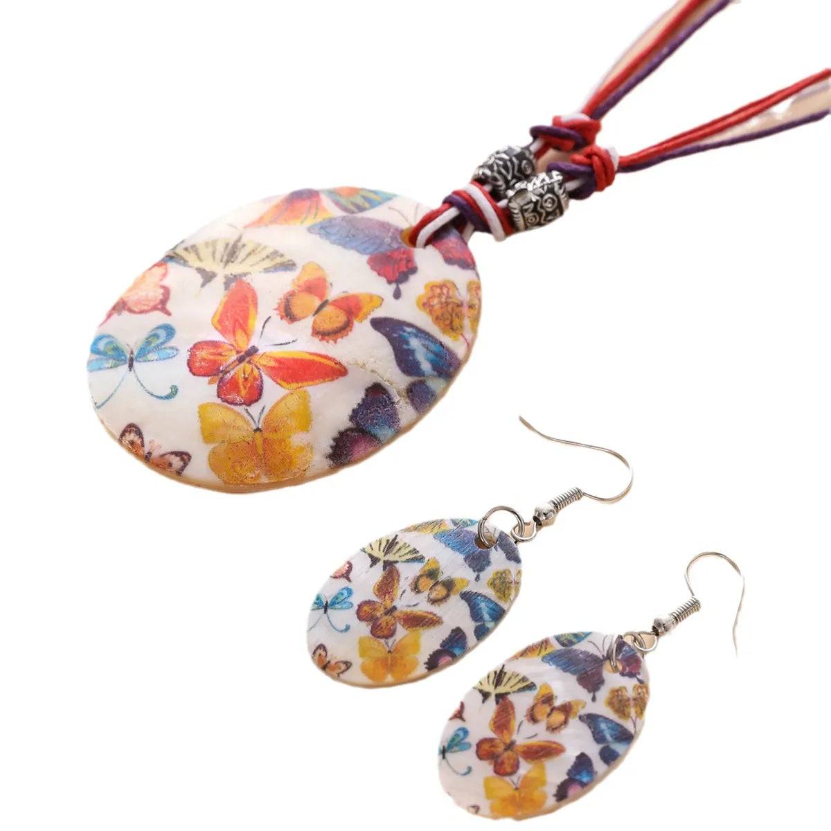 Simple Style Heart Shape Shell Patchwork Women's Pendant Necklace