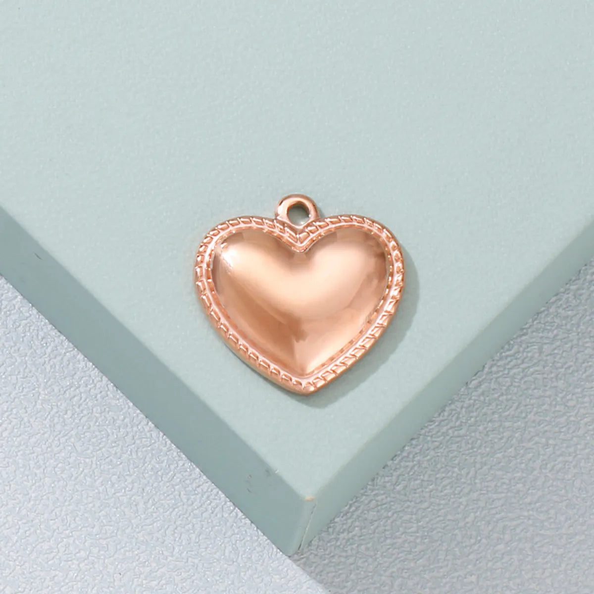 1 Piece Stainless Steel 18K Gold Plated Heart Shape Pendant