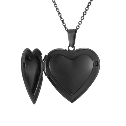 Simple Style Heart Shape Stainless Steel Plating Pendant Necklace 1 Piece