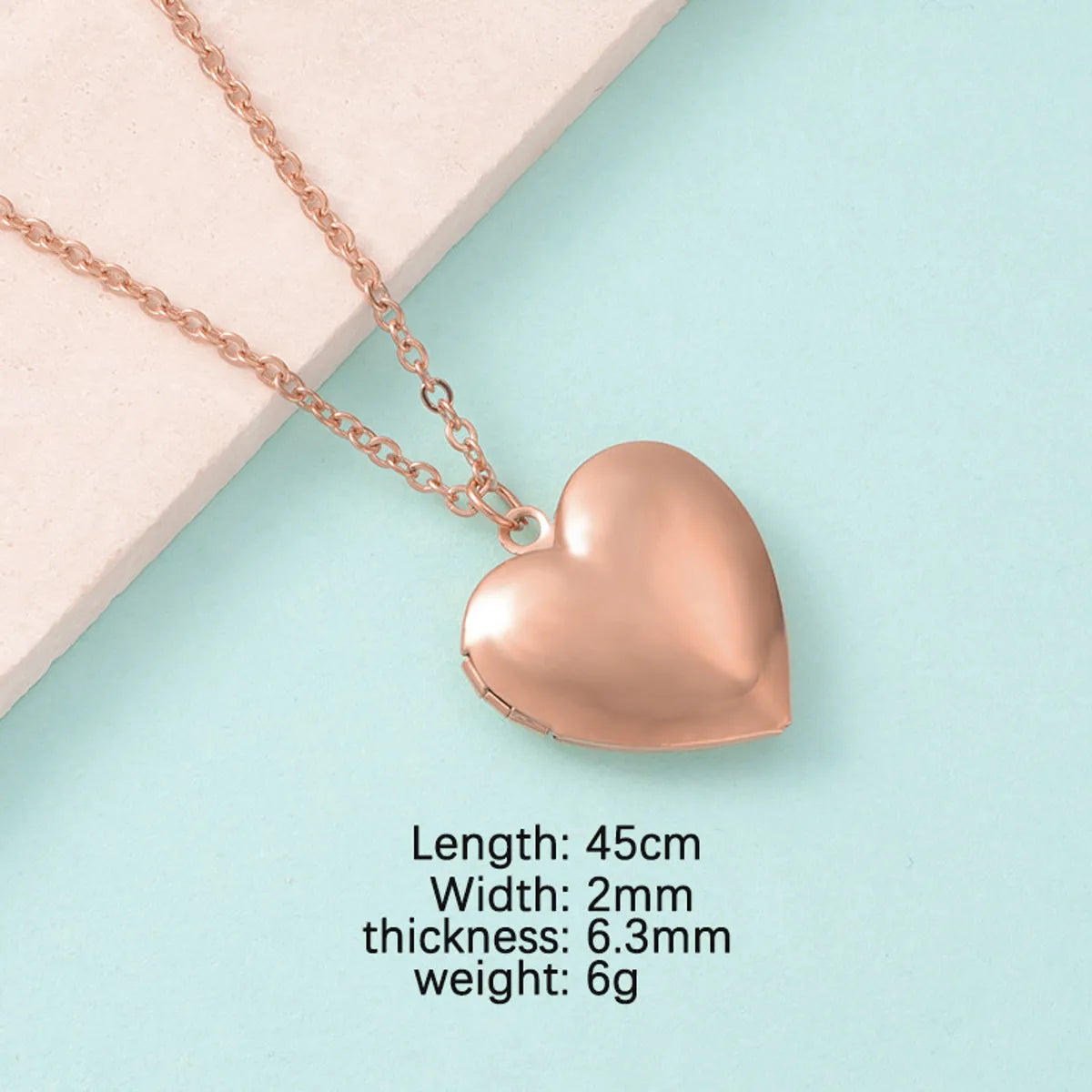 Stainless Steel 18K Gold Plated Simple Style Polishing Heart Shape None