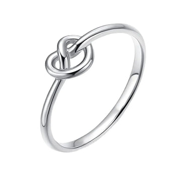 Simple Style Heart Shape Titanium Steel Rings