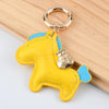 Simple Style Horse Pu Leather Women'S Bag Pendant Keychain