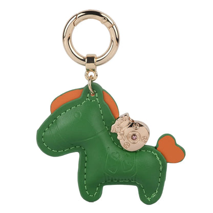 Simple Style Horse Pu Leather Women'S Bag Pendant Keychain