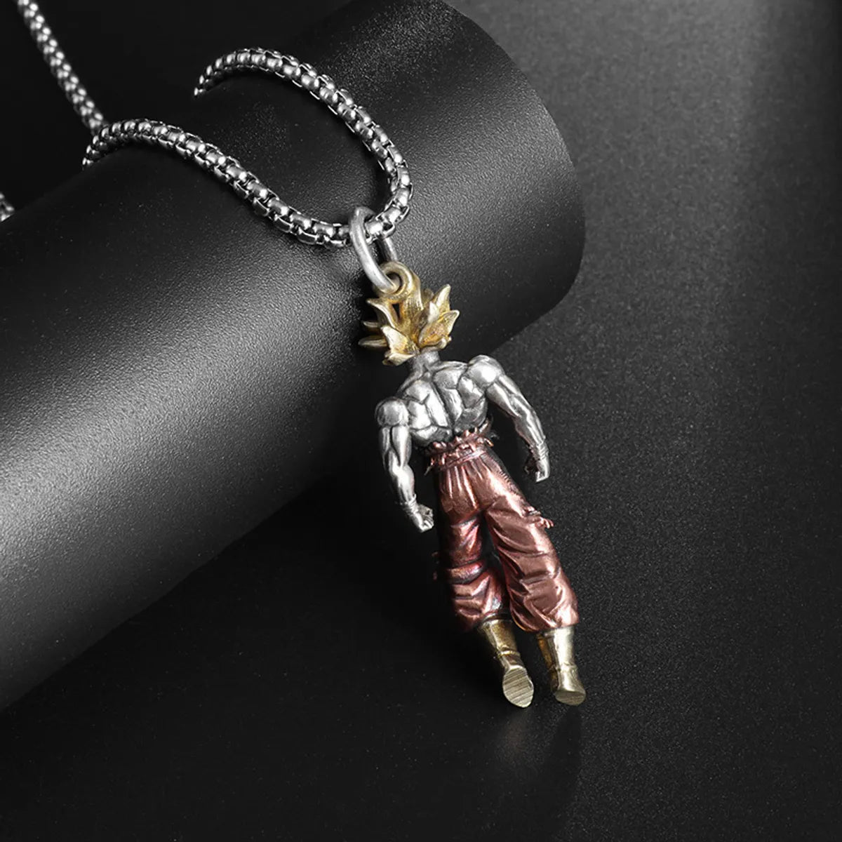 Simple Style Human Alloy Plating Unisex Pendant Necklace