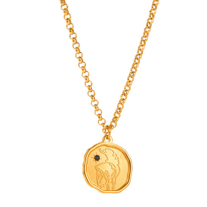 Star Moon Gold Plated