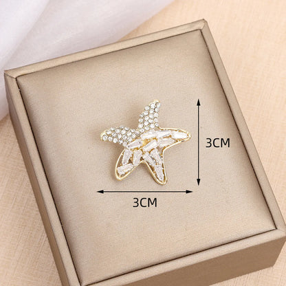 Simple Style Insect Flower Bow Knot Alloy Inlay Zircon Women'S Brooches