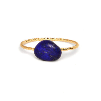 Simple Style Irregular Alloy Inlay Agate Women'S Rings