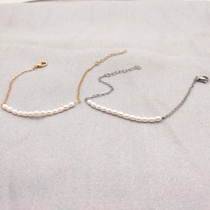 Simple Style Irregular Copper 14k Gold Plated Bracelets In Bulk