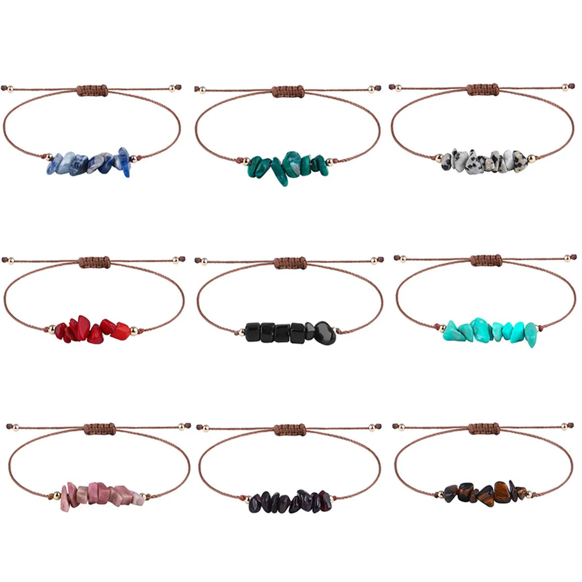 Simple Style Irregular Rope Bracelets