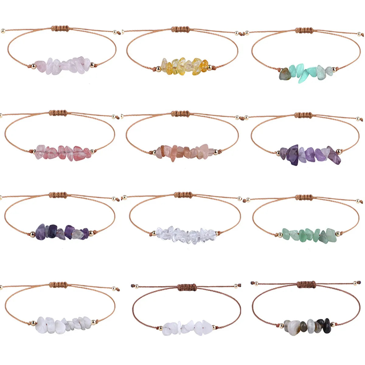 Simple Style Irregular Rope Bracelets