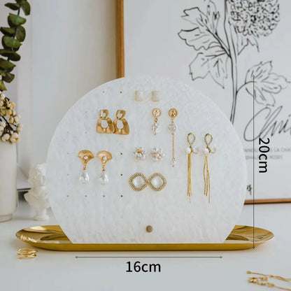 Simple Style Irregular Solid Color Arylic Jewelry Display