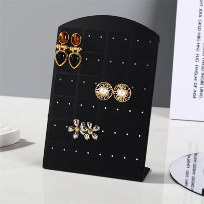 Simple Style L Shape Arylic Jewelry Rack