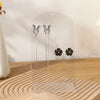 Simple Style L Shape Plastic Jewelry Rack