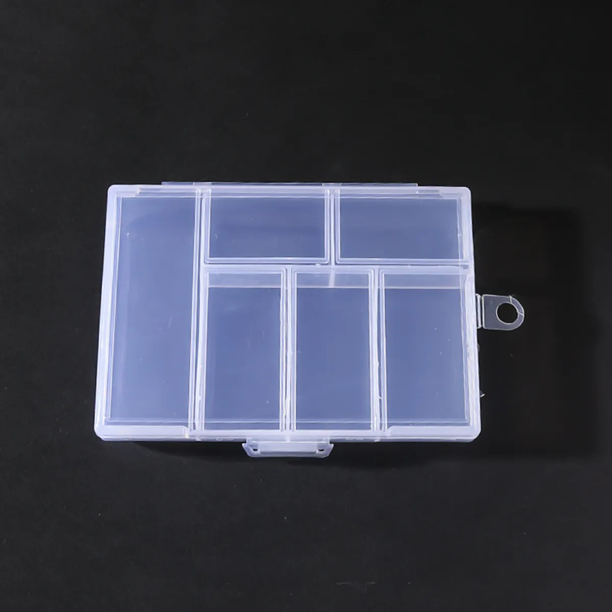 Simple Style Lattice Transparent Plastic Jewelry Boxes