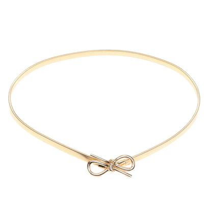 Simple Style Leaf Alloy Iron Women'S Chain Belts