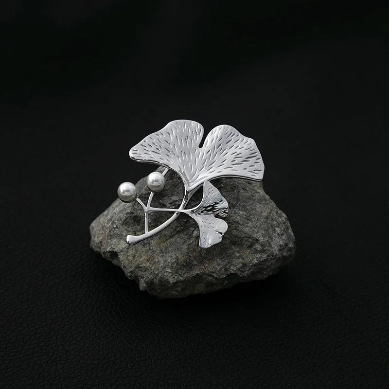 Simple Style Leaf Alloy Plating Women'S Brooches