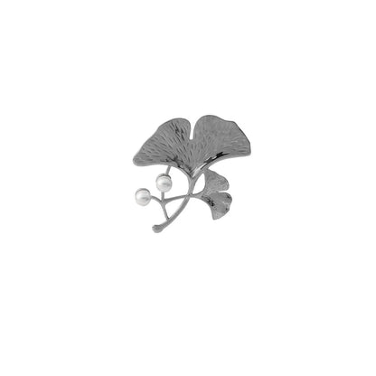 Simple Style Leaf Alloy Plating Women'S Brooches