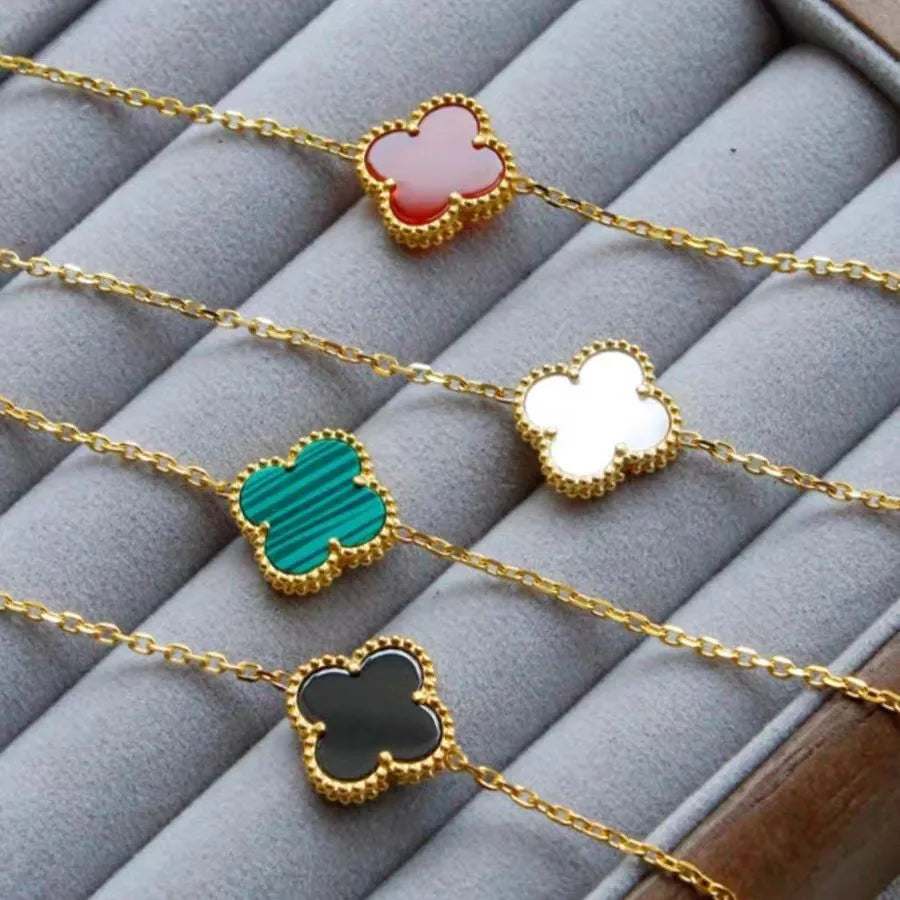 Simple Style Leaf Flower Alloy Wholesale Bracelets