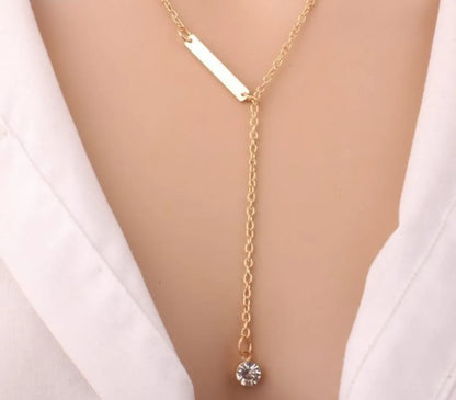 Simple Style Leaf Gold Plated Alloy Wholesale Pendant Necklace