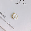 1 Piece 15 * 12 Mm Alloy Letter Polished Pendant