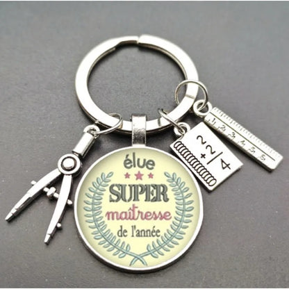 Simple Style Letter Alloy Plating Keychain