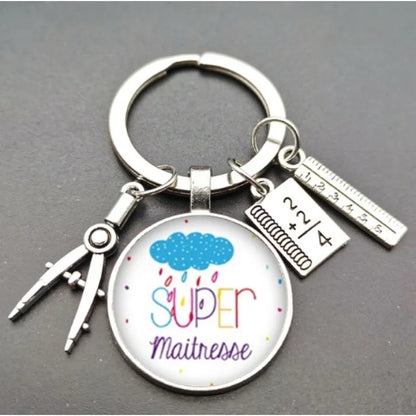 Simple Style Letter Alloy Plating Keychain