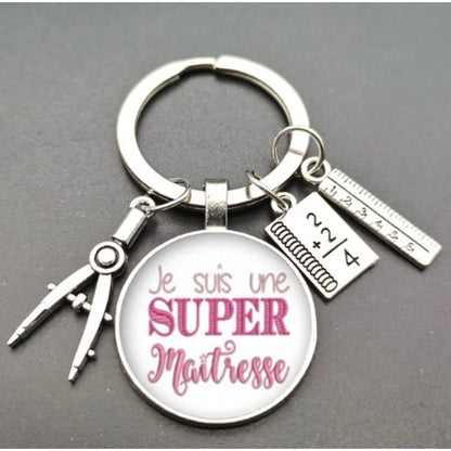 Simple Style Letter Alloy Plating Keychain