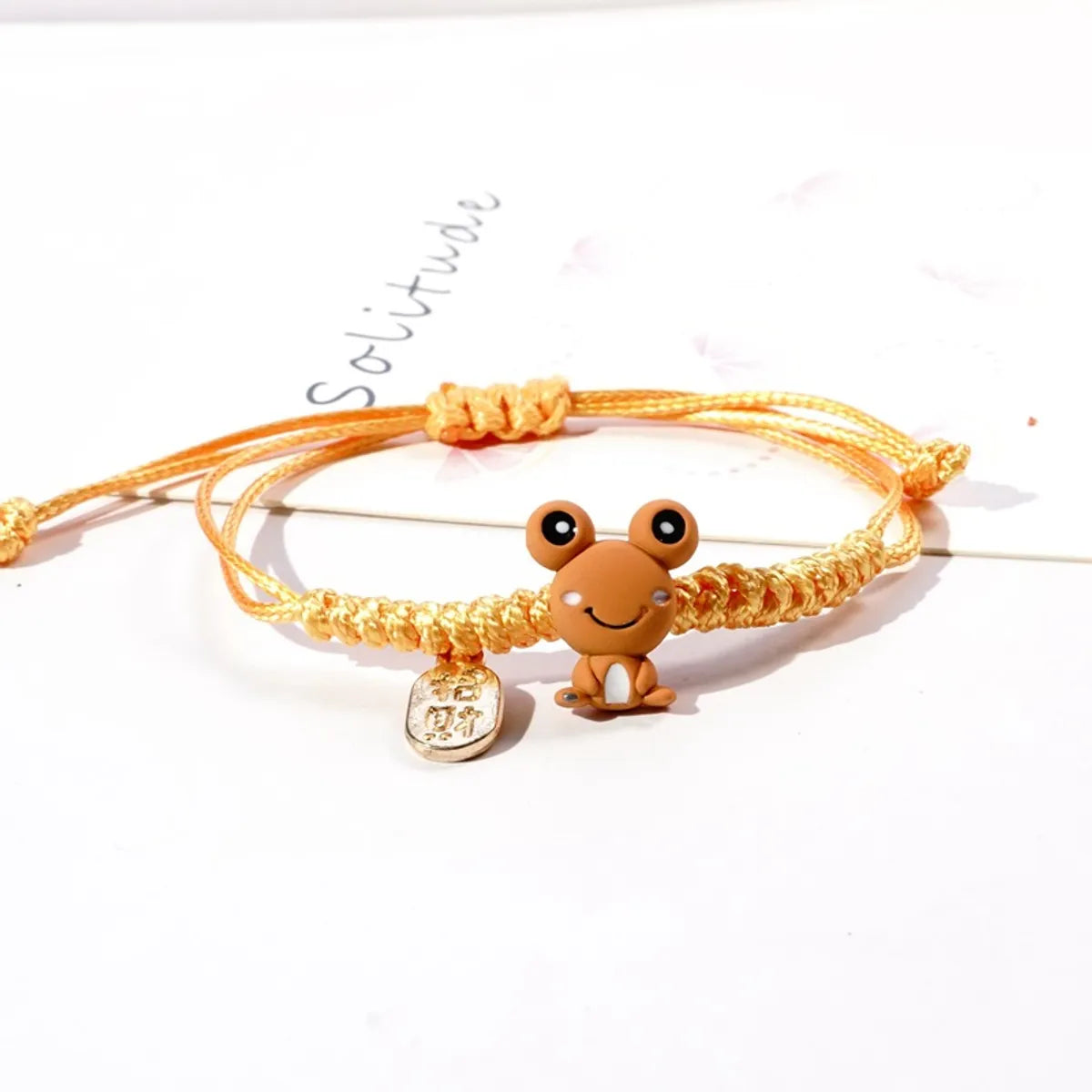 Simple Style Letter Bear Alloy Knitting Bracelets