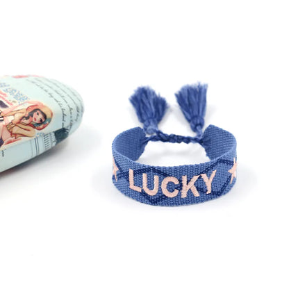 Simple Style Letter Cloth Unisex Bracelets 1 Piece