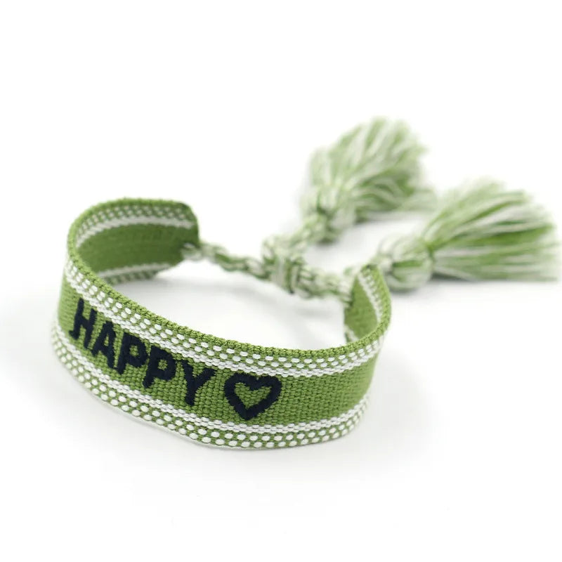 Simple Style Letter Cloth Unisex Bracelets 1 Piece