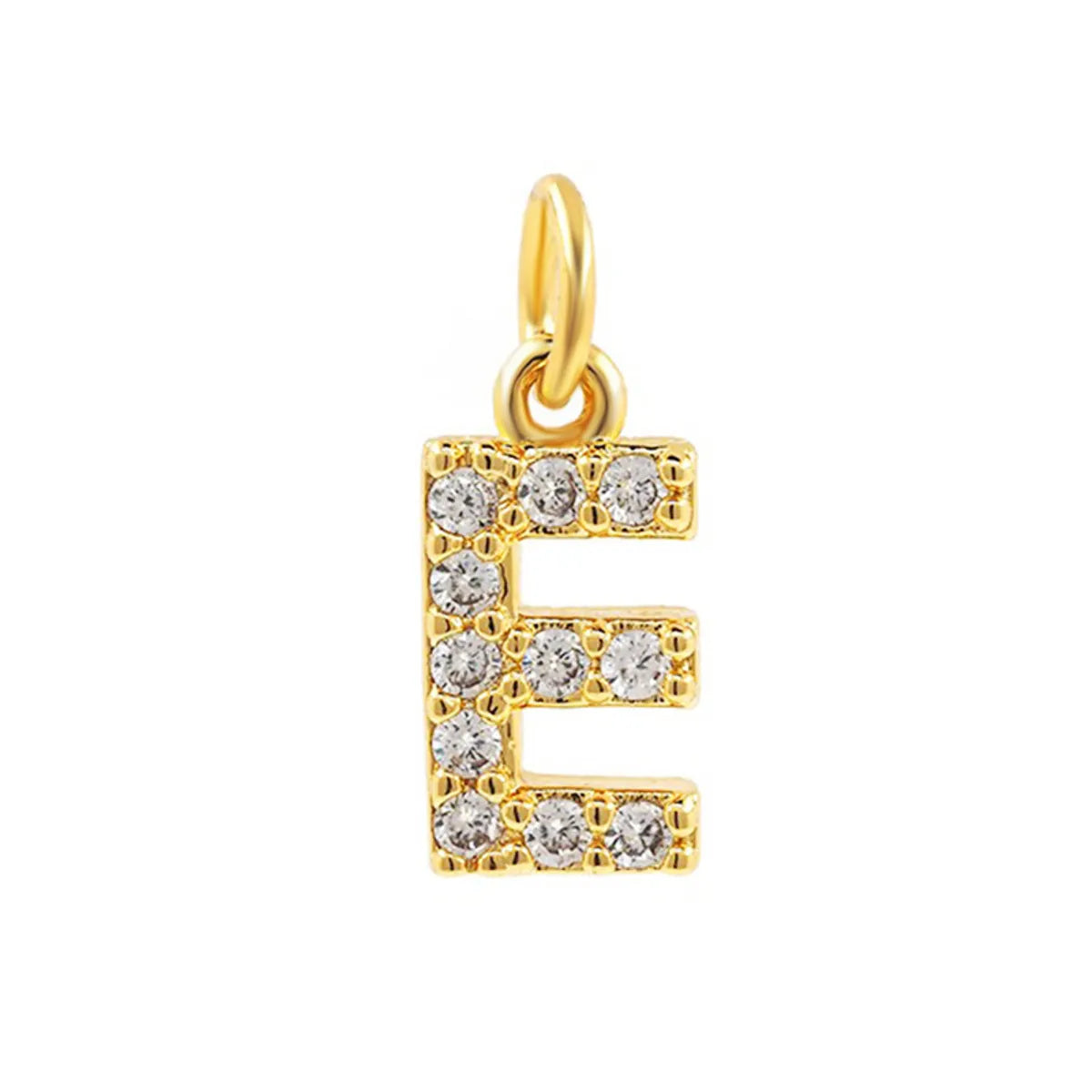 1 Piece Copper Zircon 14K Gold Plated Inlay Polished Pendant Chain