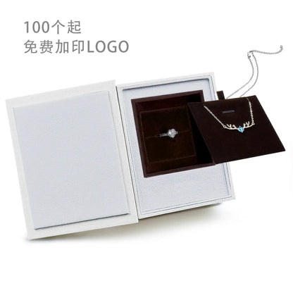 Simple Style Letter Paper Jewelry Boxes