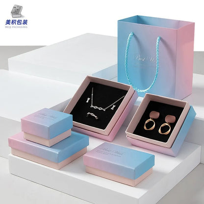 Simple Style Letter Paper Jewelry Boxes