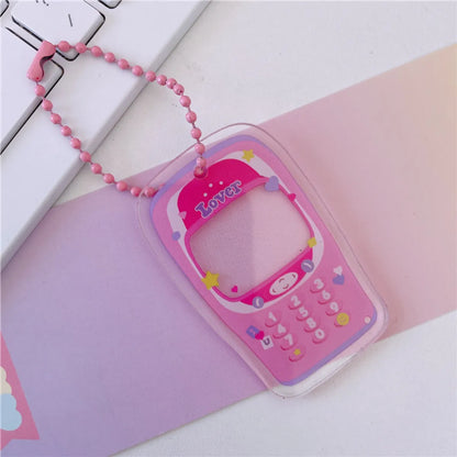 Simple Style Letter Plastic Printing Women'S Keychain