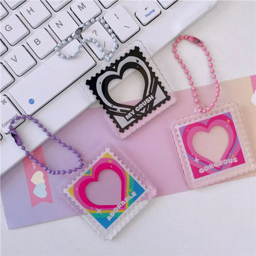 Simple Style Letter Plastic Printing Women'S Keychain