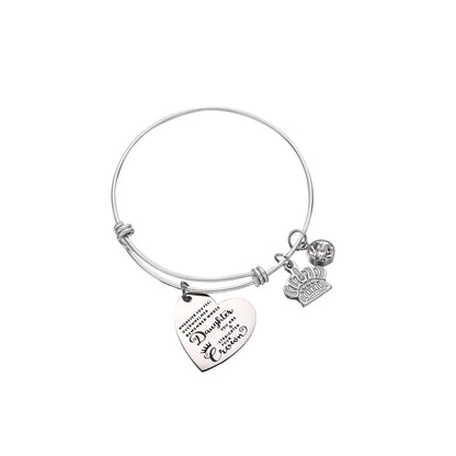 Simple Style Letter Stainless Steel None Bangle In Bulk