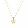 Simple Style Letter Stainless Steel Plating Pendant Necklace