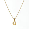 Simple Style Letter Stainless Steel Plating Pendant Necklace