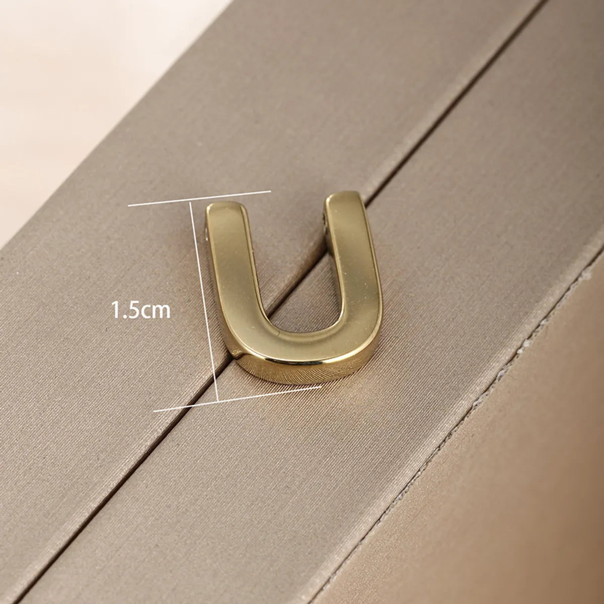 1 Piece 304 Stainless Steel 18K Gold Plated Letter