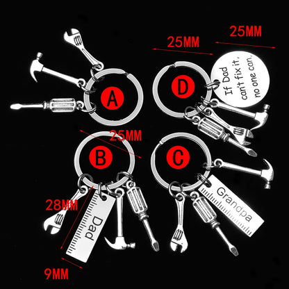 Simple Style Letter Stainless Steel Plating Men'S Keychain 1 Piece