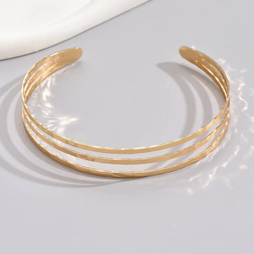 Simple Style Lines Iron Wholesale Choker