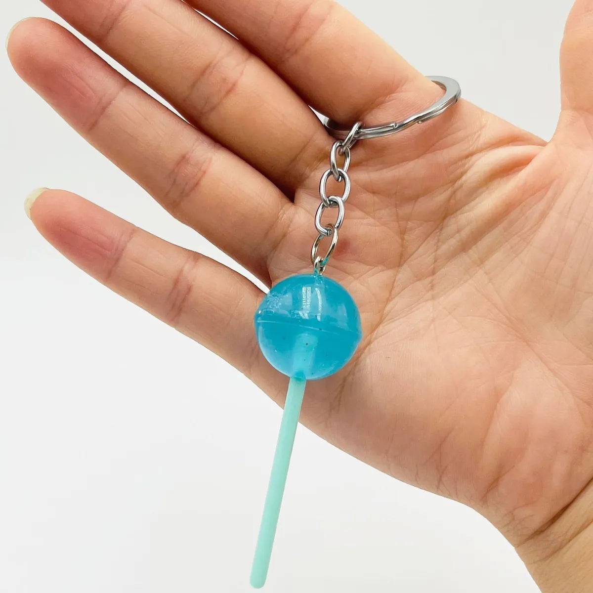 Simple Style Lollipop Resin Unisex Bag Pendant Keychain